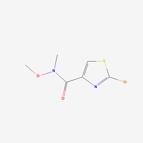 2-bromo-N-methoxy-N-methyl-1,3-thiazole-4-carboxamide (CAS: 888314-10-1) - Related Chemical Product