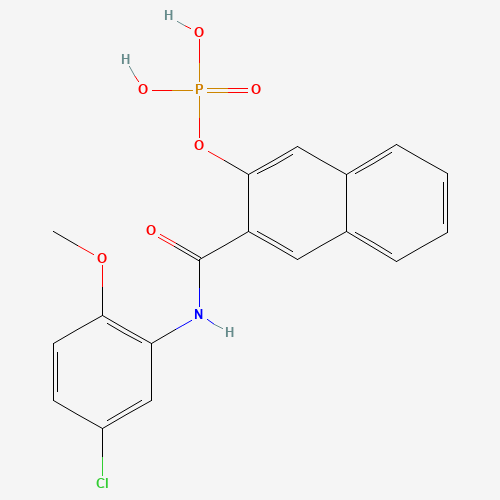 [3-[(5-chloro-2-methoxyphenyl)carbamoyl]naphthalen-2-yl] dihydrogen phosphate (CAS: 18228-16-5) - Related Chemical Product