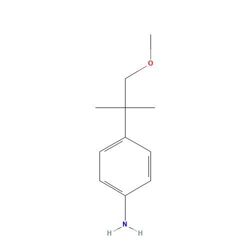 4-(1-methoxy-2-methylpropan-2-yl)aniline (CAS: 1021439-70-2) - Related Chemical Product