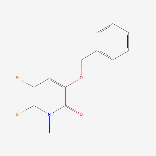 5,6-dibromo-1-methyl-3-phenylmethoxypyridin-2-one (CAS: 1333147-66-2) - Related Chemical Product