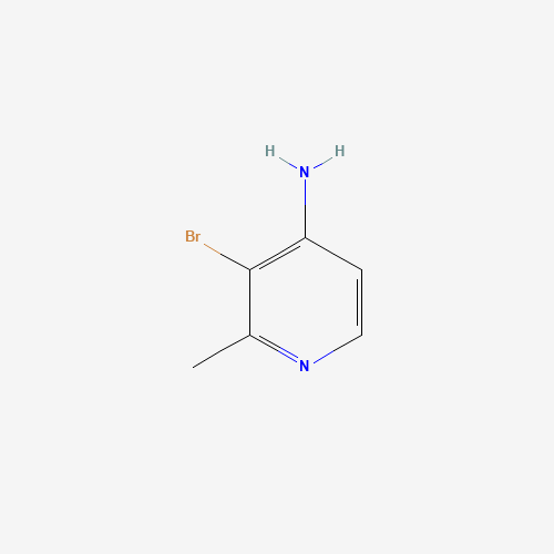 3-bromo-2-methylpyridin-4-amine (CAS: 97944-41-7) - Chemical Structure and Molecular Formula 
