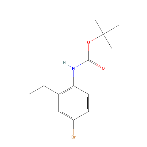 tert-butyl N-(4-bromo-2-ethylphenyl)carbamate (CAS: 1449669-75-3) - Related Chemical Product
