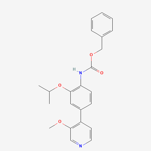 benzyl N-[4-(3-methoxypyridin-4-yl)-2-propan-2-yloxyphenyl]carbamate (CAS: 1462950-62-4) - Related Chemical Product