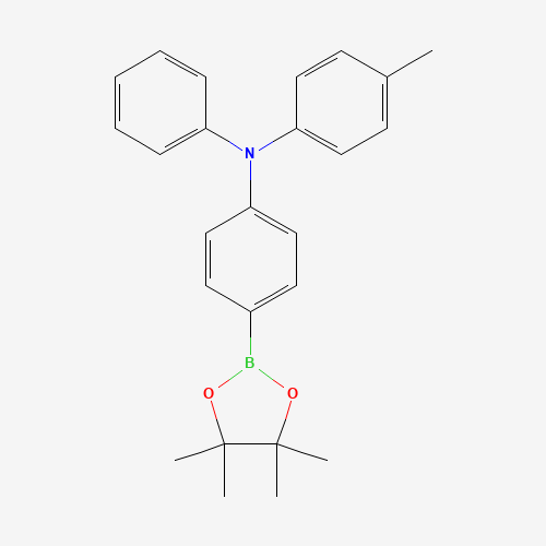 N-(4-methylphenyl)-N-phenyl-4-(4,4,5,5-tetramethyl-1,3,2-dioxaborolan-2-yl)aniline (CAS: 908120-28-5) - Related Chemical Product