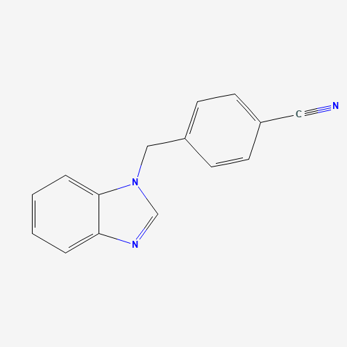 4-(benzimidazol-1-ylmethyl)benzonitrile (CAS: 118001-91-5) - Related Chemical Product