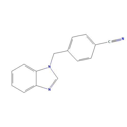 4-(benzimidazol-1-ylmethyl)benzonitrile (CAS: 118001-91-5) - Related Chemical Product