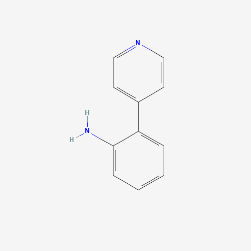 2-pyridin-4-ylaniline (CAS: 106047-18-1) - Chemical Structure and Molecular Formula 