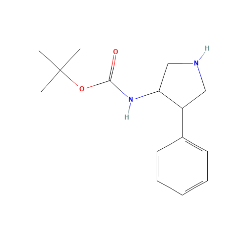 tert-butyl N-(4-phenylpyrrolidin-3-yl)carbamate (CAS: 959236-29-4) - Related Chemical Product