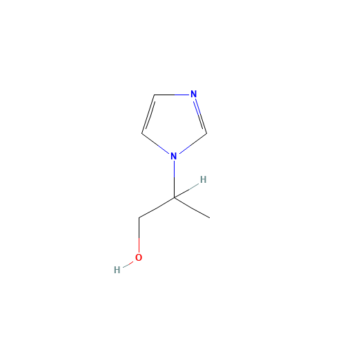 2-imidazol-1-ylpropan-1-ol (CAS: 191725-72-1) - Chemical Structure and Molecular Formula 
