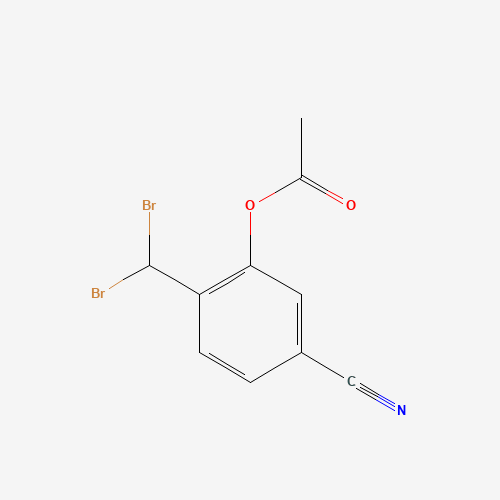 [5-cyano-2-(dibromomethyl)phenyl] acetate (CAS: 84102-88-5) - Related Chemical Product