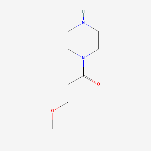 3-methoxy-1-piperazin-1-ylpropan-1-one (CAS: 51517-07-8) - Chemical Structure and Molecular Formula 
