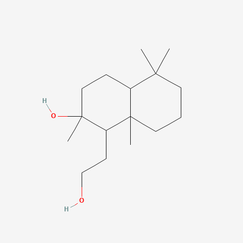 1-(2-hydroxyethyl)-2,5,5,8a-tetramethyl-3,4,4a,6,7,8-hexahydro-1H-naphthalen-2-ol (CAS: 55881-96-4) - Related Chemical Product