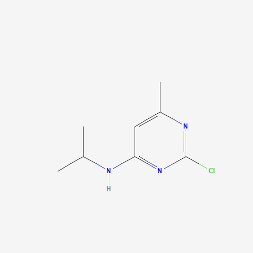 2-chloro-6-methyl-N-propan-2-ylpyrimidin-4-amine (CAS: 1207424-55-2) - Chemical Structure and Molecular Formula 