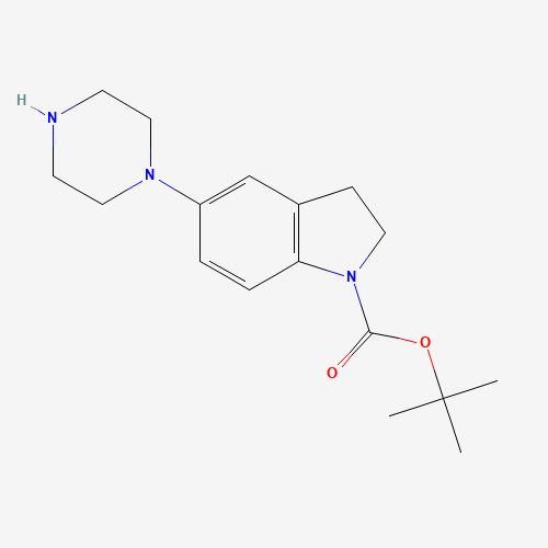 tert-butyl 5-piperazin-1-yl-2,3-dihydroindole-1-carboxylate (CAS: 868244-60-4) - Related Chemical Product