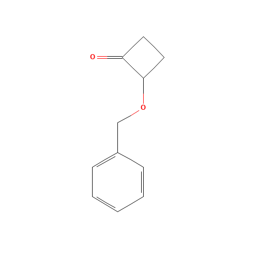 2-phenylmethoxycyclobutan-1-one (CAS: 206751-75-9) - Chemical Structure and Molecular Formula 
