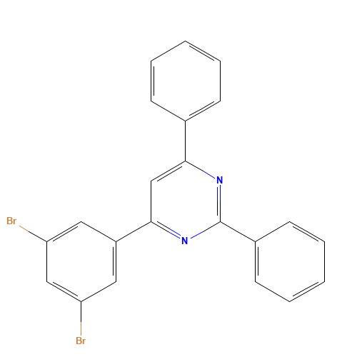 4-(3,5-dibromophenyl)-2,6-diphenylpyrimidine (CAS: 607740-08-9) - Related Chemical Product