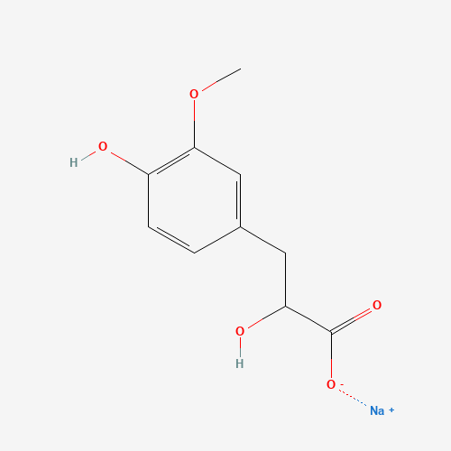sodium;2-hydroxy-3-(4-hydroxy-3-methoxyphenyl)propanoate (CAS: 77305-02-3) - Related Chemical Product