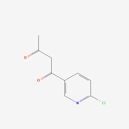 1-(6-chloropyridin-3-yl)butane-1,3-dione (CAS: 889958-43-4) - Related Chemical Product