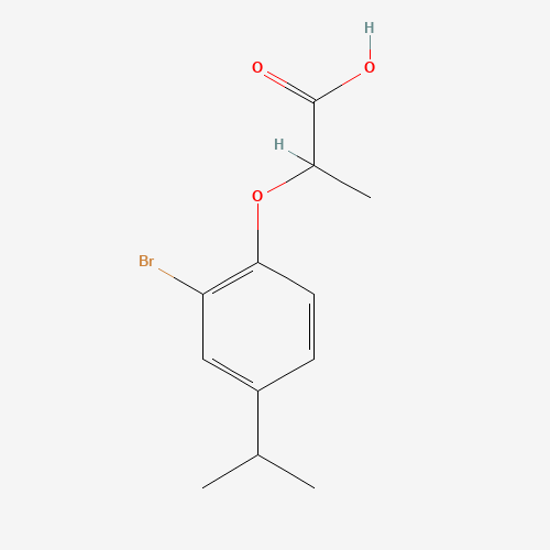 2-(2-bromo-4-propan-2-ylphenoxy)propanoic acid (CAS: 938381-73-8) - Related Chemical Product