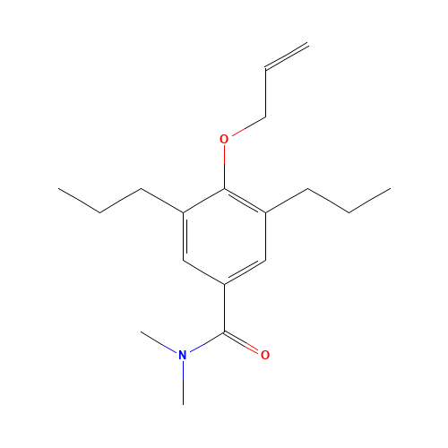 N,N-dimethyl-4-prop-2-enoxy-3,5-dipropylbenzamide (CAS: 7192-53-2) - Related Chemical Product