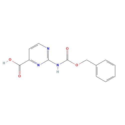 2-(phenylmethoxycarbonylamino)pyrimidine-4-carboxylic acid (CAS: 1443227-29-9) - Related Chemical Product
