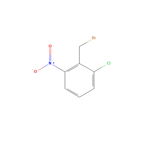 2-(bromomethyl)-1-chloro-3-nitrobenzene (CAS: 56433-01-3) - Chemical Structure and Molecular Formula 
