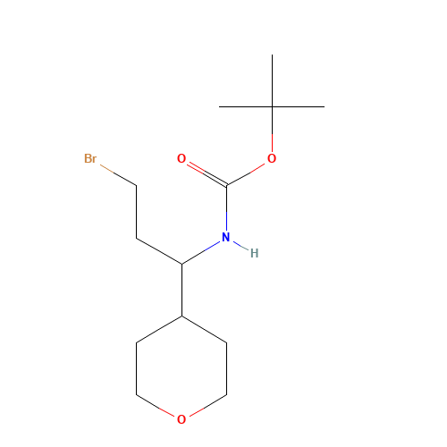 tert-butyl N-[3-bromo-1-(oxan-4-yl)propyl]carbamate (CAS: 924817-72-1) - Related Chemical Product