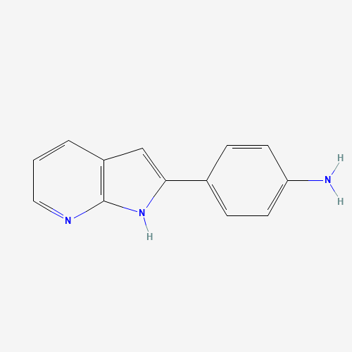 4-(1H-pyrrolo[2,3-b]pyridin-2-yl)aniline (CAS: 1346526-32-6) - Related Chemical Product