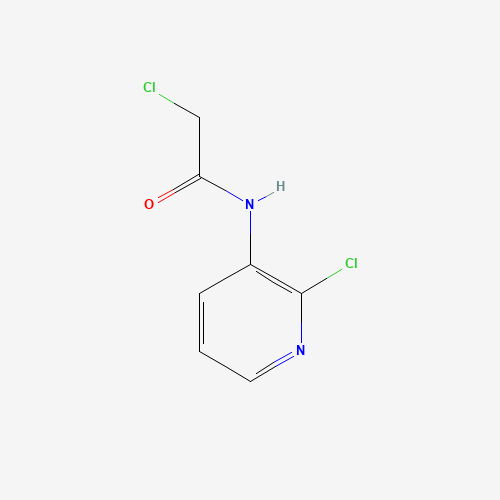 2-chloro-N-(2-chloropyridin-3-yl)acetamide (CAS: 379726-55-3) - Chemical Structure and Molecular Formula 