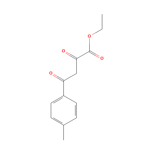 ethyl 4-(4-methylphenyl)-2,4-dioxobutanoate (CAS: 5814-37-9) - Chemical Structure and Molecular Formula 