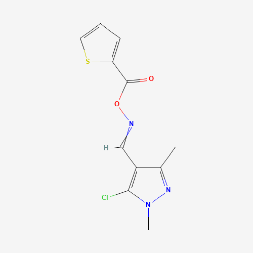 [(5-chloro-1,3-dimethylpyrazol-4-yl)methylideneamino] thiophene-2-carboxylate (CAS: 648858-78-0) - Related Chemical Product