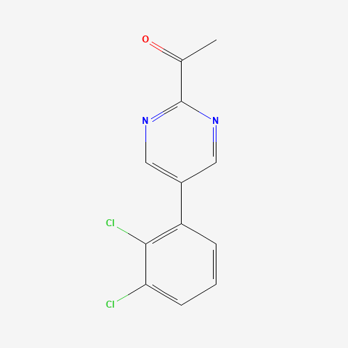 1-[5-(2,3-dichlorophenyl)pyrimidin-2-yl]ethanone (CAS: 1429182-08-0) - Related Chemical Product