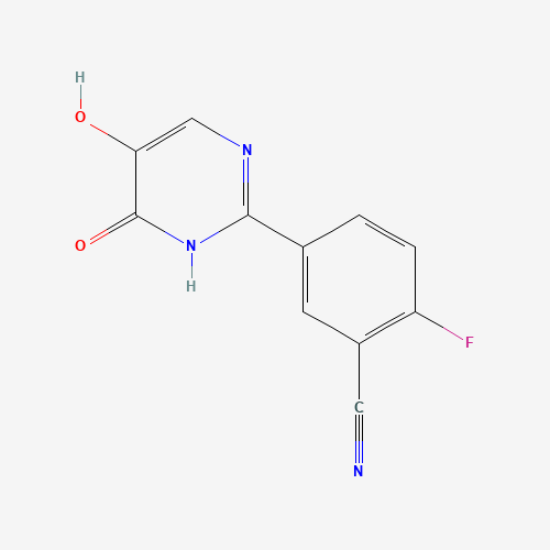 2-fluoro-5-(5-hydroxy-6-oxo-1H-pyrimidin-2-yl)benzonitrile (CAS: 1333239-69-2) - Related Chemical Product