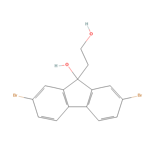 2,7-dibromo-9-(2-hydroxyethyl)fluoren-9-ol (CAS: 1616114-26-1) - Related Chemical Product