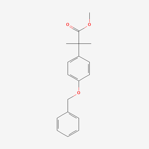 methyl 2-methyl-2-(4-phenylmethoxyphenyl)propanoate (CAS: 109492-91-3) - Related Chemical Product