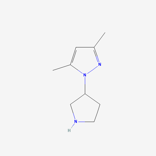 3,5-dimethyl-1-pyrrolidin-3-ylpyrazole (CAS: 1177347-39-5) - Related Chemical Product