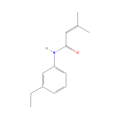 N-(3-ethylphenyl)-3-methylbut-2-enamide (CAS: 152456-64-9) - Related Chemical Product