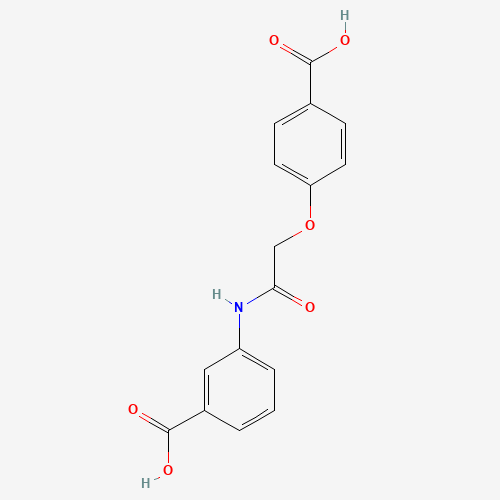 3-[[2-(4-carboxyphenoxy)acetyl]amino]benzoic acid (CAS: 649773-97-7) - Related Chemical Product