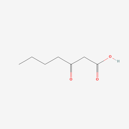 3-oxoheptanoic acid (CAS: 63563-21-3) - Chemical Structure and Molecular Formula 