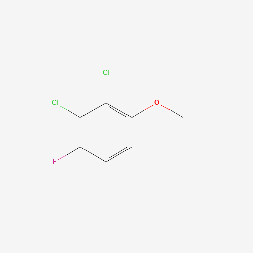 2,3-dichloro-1-fluoro-4-methoxybenzene (CAS: 1378832-35-9) - Chemical Structure and Molecular Formula 