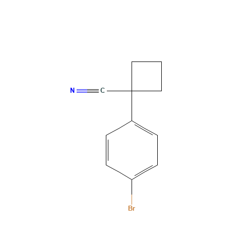 1-(4-bromophenyl)cyclobutane-1-carbonitrile (CAS: 485828-58-8) - Related Chemical Product