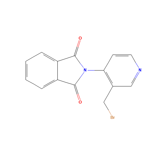2-[3-(bromomethyl)pyridin-4-yl]isoindole-1,3-dione (CAS: 954240-74-5) - Related Chemical Product