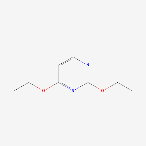 2,4-diethoxypyrimidine (CAS: 20461-60-3) - Chemical Structure and Molecular Formula 