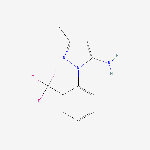 5-methyl-2-[2-(trifluoromethyl)phenyl]pyrazol-3-amine (CAS: 380238-10-8) - Related Chemical Product