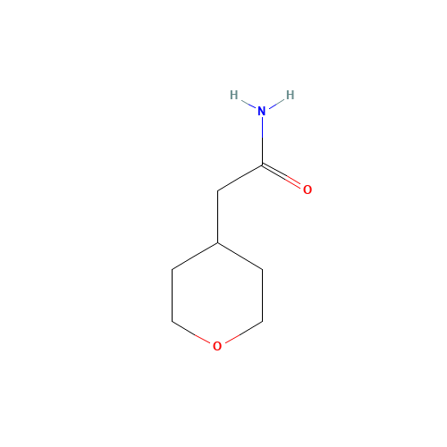 2-(oxan-4-yl)acetamide (CAS: 1314961-38-0) - Chemical Structure and Molecular Formula 