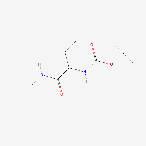 tert-butyl N-[1-(cyclobutylamino)-1-oxobutan-2-yl]carbamate (CAS: 1284249-39-3) - Related Chemical Product