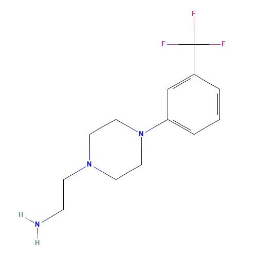 2-[4-[3-(trifluoromethyl)phenyl]piperazin-1-yl]ethanamine (CAS: 27144-85-0) - Related Chemical Product