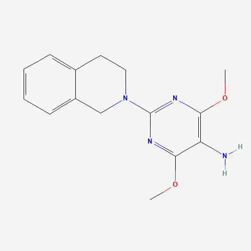 2-(3,4-dihydro-1H-isoquinolin-2-yl)-4,6-dimethoxypyrimidin-5-amine (CAS: 1093352-31-8) - Related Chemical Product