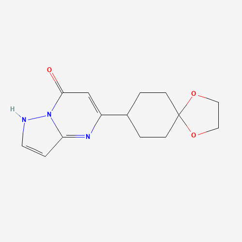 5-(1,4-dioxaspiro[4.5]decan-8-yl)-1H-pyrazolo[1,5-a]pyrimidin-7-one (CAS: 1251731-44-8) - Related Chemical Product