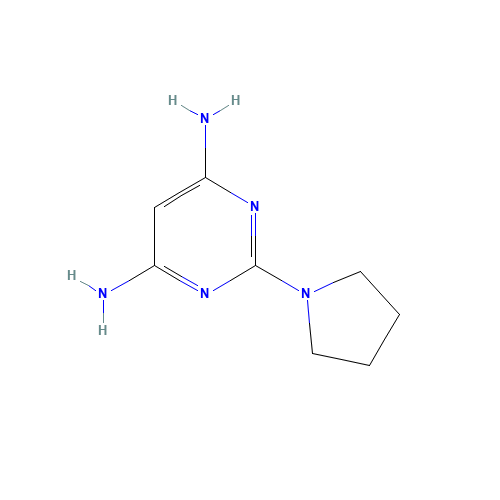 2-pyrrolidin-1-ylpyrimidine-4,6-diamine (CAS: 104990-33-2) - Related Chemical Product